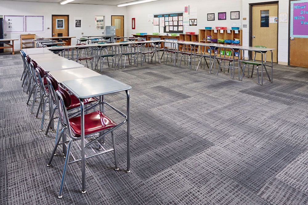 Commercial Flooring Project Evansville School District Mohawk Group