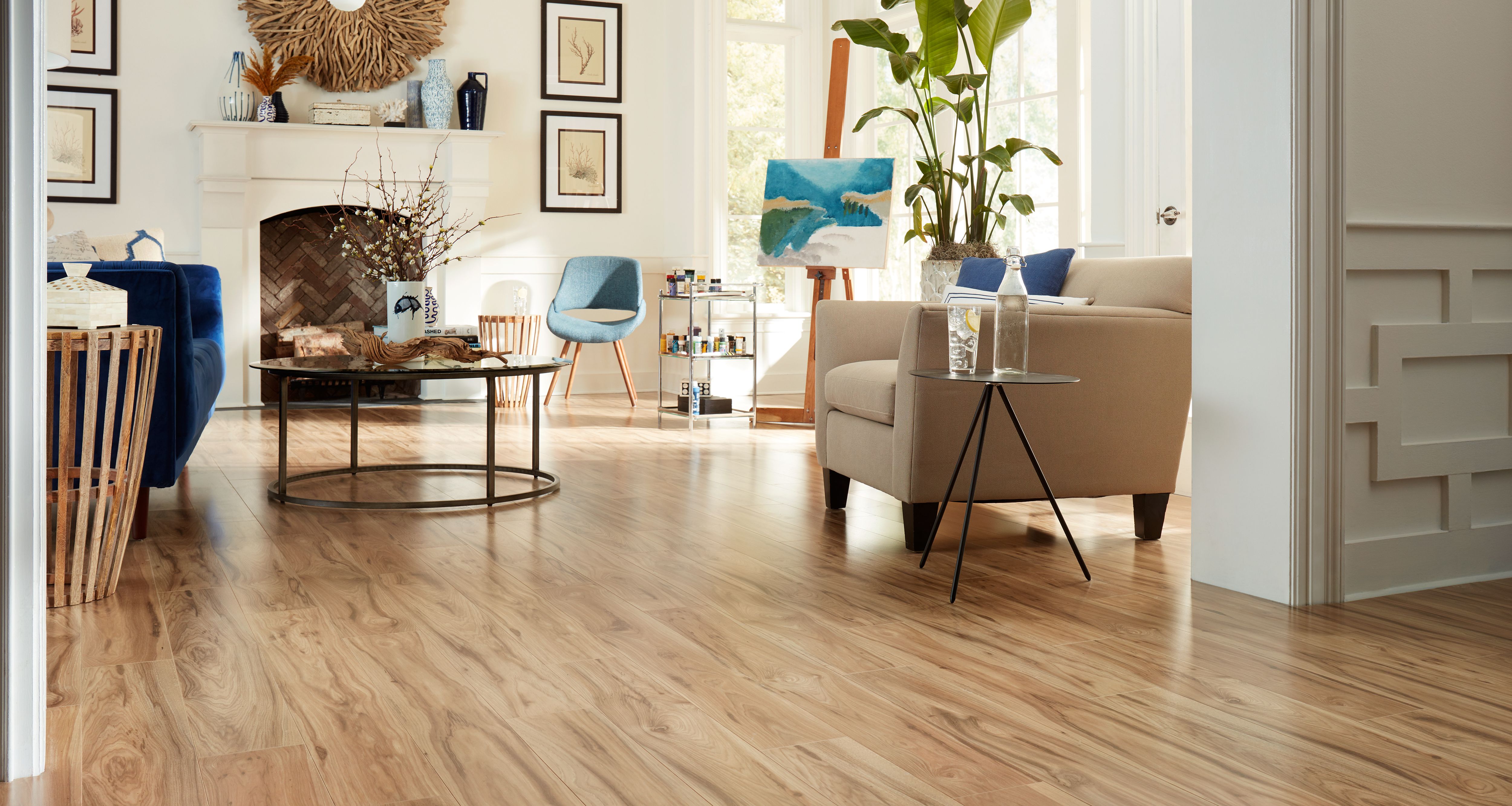 Natural Park Hickory Pergo Portfolio Wetprotect Laminate Flooring Pergo Flooring