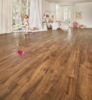 Pergo Portfolio +WetProtect Rustic Amber Chestnut Laminate Flooring