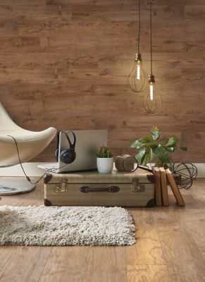Pergo Portfolio +WetProtect Rustic Amber Chestnut Laminate Flooring