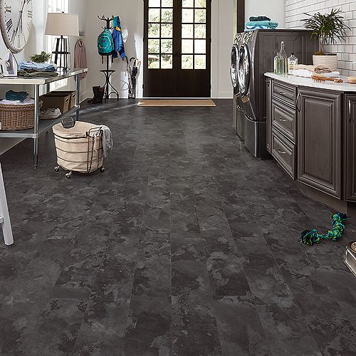 Graphite Slate Pergo Portfolio Wetprotect Laminate Flooring