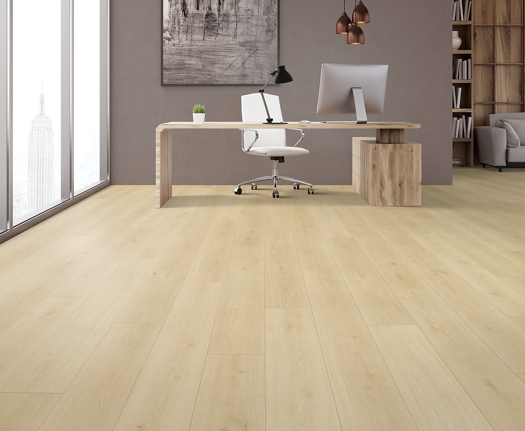 Boardwalk Collective Bleached Linen Laminate Wood Flooring