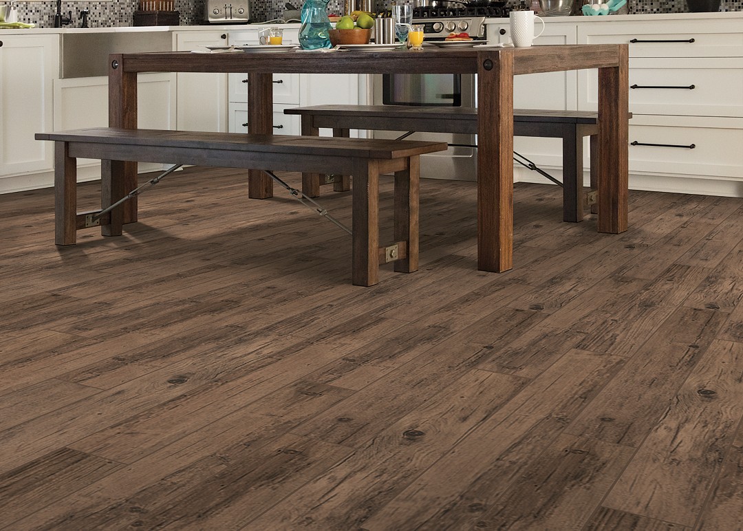 Bowman Rustic Barnwood Luxury Vinyl Flooring Mohawk Flooring